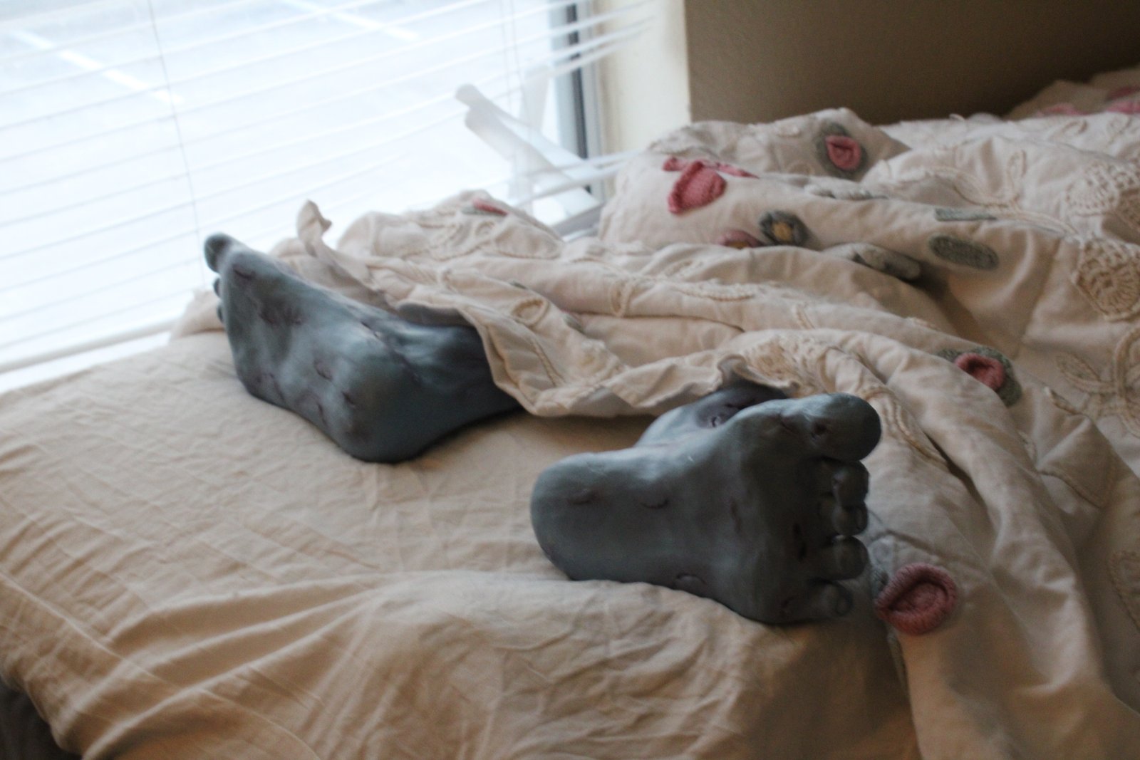 Bride's feet — A multi medium ceramic artwork, 2026